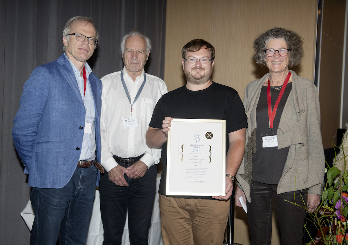 Rune Haugseng, vinner av Viggo Brun-prisen 2018. Foto